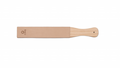 Cinq leather strop honing knife sharpeners on a white background
