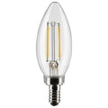 Clear, 25-Watt Equivalent LED Light Bulb, Candelabra E-12 Base B11 Dimmable (47000LED)