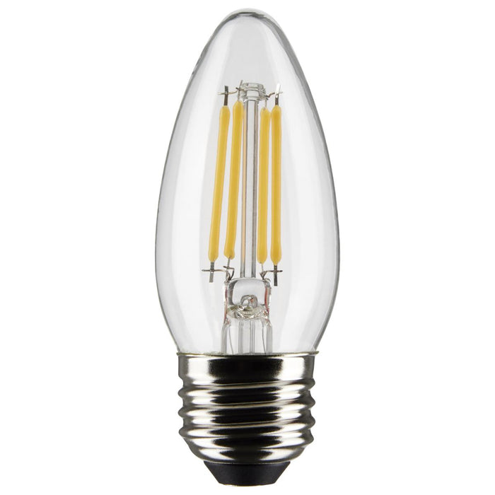 Clear, 40-Watt Equivalent LED Light Bulb, Medium E-26 Base B11 Dimmable (47024LED)