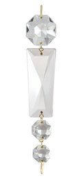 Clear Basket Graduated Chain, Sizes From 5-1/2" to 12"
