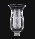 Clear Cut Flower Hurricane Shade or Globe, 1 5/8" Fitter Size