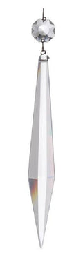 Clear, Full Cut Magnum Crystal Prism, your choice of 5-1/2" or 6" sizes