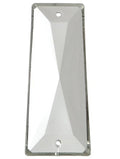 Clear Glass Baguette, your choice of 2" (50mm), 2-1/4" (57mm), or 2-1/2" (63mm) lengths