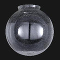 Clear Seeded Glass Mid-Century Modern Style Pendant Shades, 4 inch lip fitter