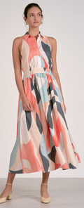 Collared maxi dress