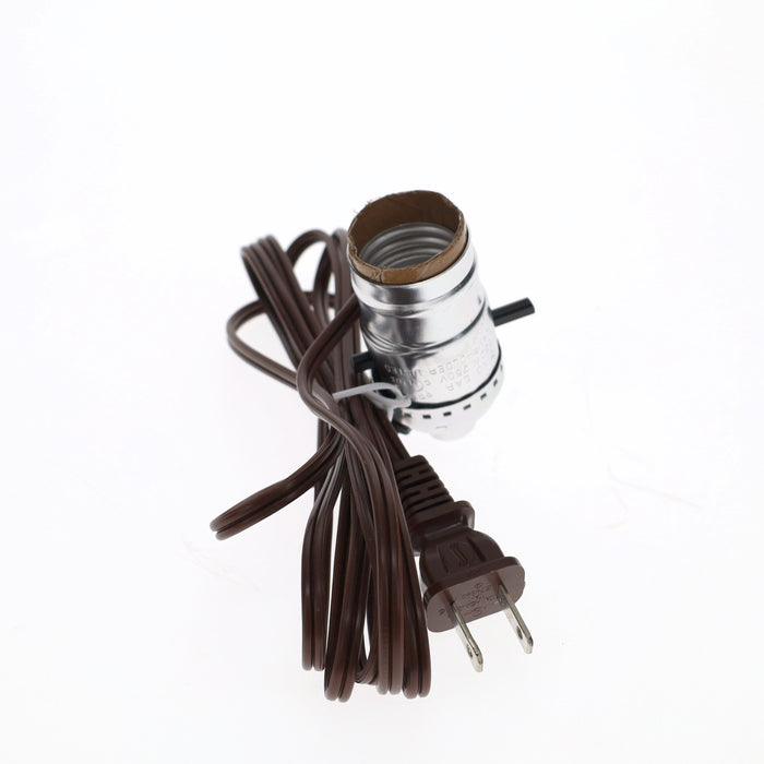 Complete Nickel Push-Thru Socket w/8 ft. cord (30365)