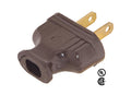 Cooper Brand Early Electric Style Heavy Bakelite Wall Plug, CHOICE of Brown or White