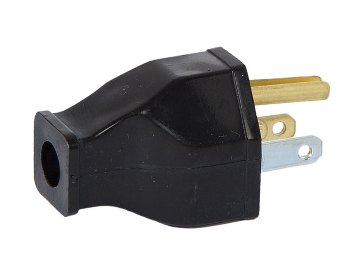 Cooper Brand Industrial Style 2- Pole, 3-Wire Attachment Plug, Fits SVT & SJT Wire