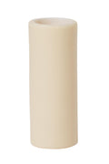 Cream Color Smooth Polybeeswax Candle Cover, Medium Size, Choice of Height