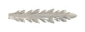 Steel Leaf, 6 1/2" ht.