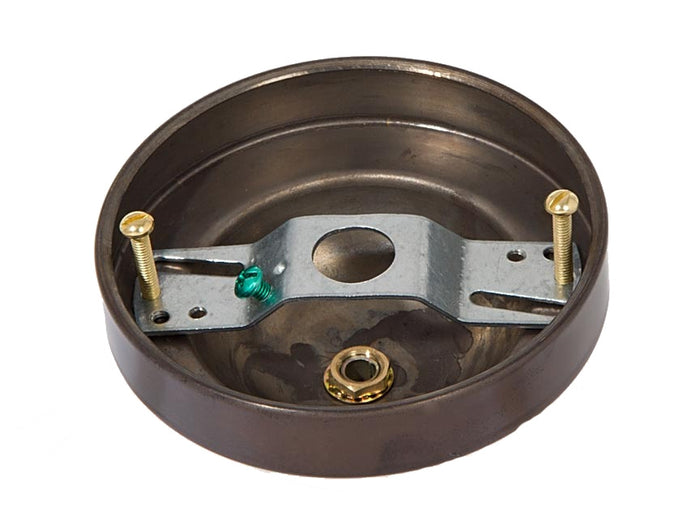 Deep Dome Shape Antique Bronze Canopy & hardware kit with matching finish