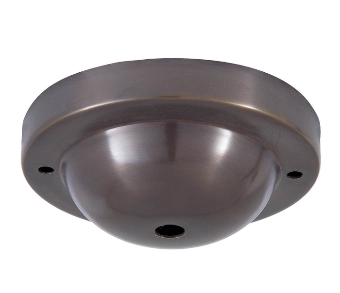 Deep Dome Shape Antique Bronze Canopy & hardware kit with matching finish (11716B)