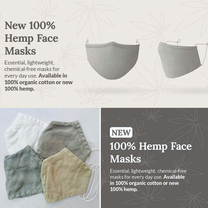 Description about Delilah home face masks are 100% hemp