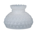 Diamond Quilted Satin Crystal Shade, 7 inch fitter