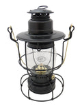 Dietz Watchman Railroad Oil Lantern Black with Gold Trim