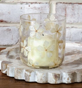 Dried Flower Glass Votive -Large