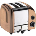 Copper Dualit New Generation 2-Slice Toaster displayed on a white background