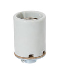 E-26 Keyless Glazed Porcelain Socket, 4KV Pulse Rated, 1/8IPS