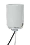 E-39 Mogul Heavy Duty Keyless Glazed Porcelain Socket with Metal Cap, 4KV Pulse Rated