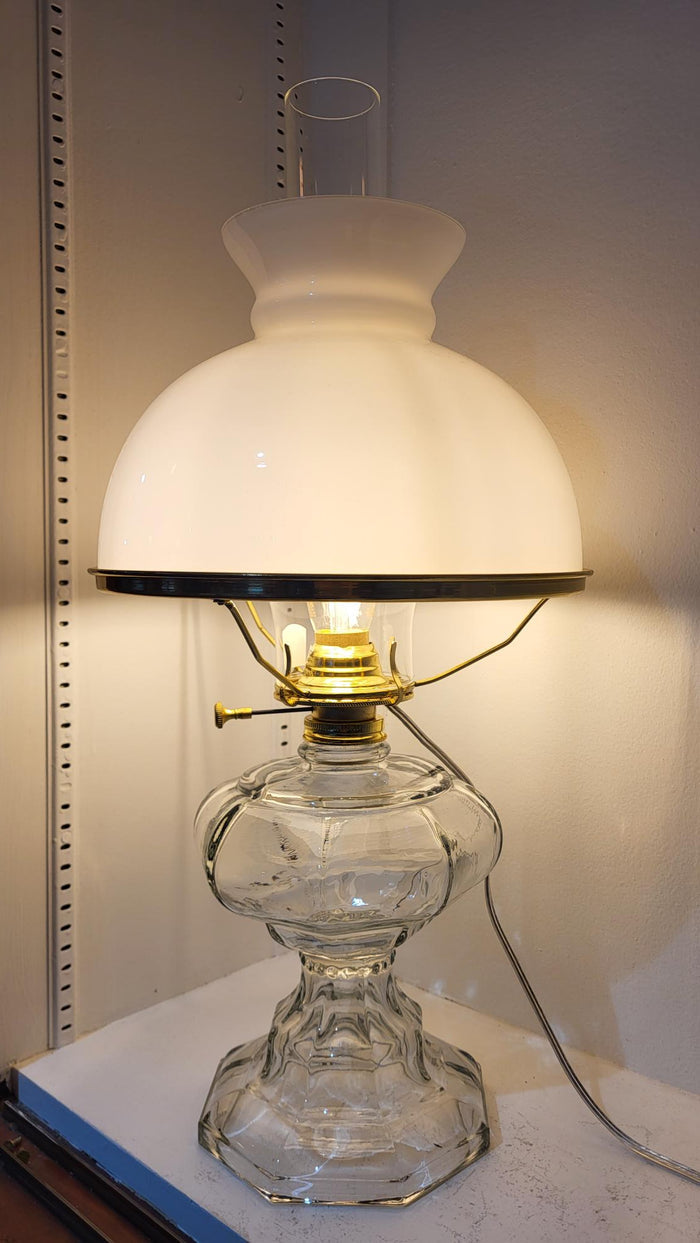 Early Sewing Lamp Pattern Complete with Electric Burner, Chimney, and Shade (67516)