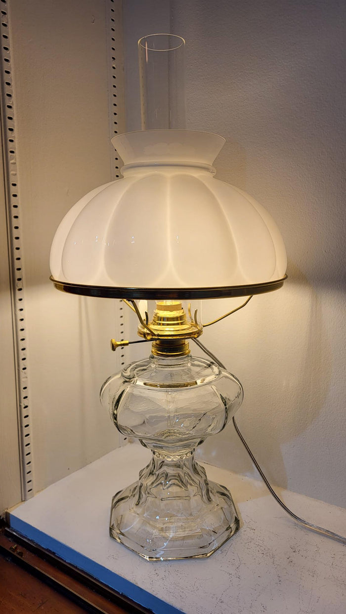 Early Sewing Lamp Pattern Complete with Electric Burner, Chimney, and Shade (67516)