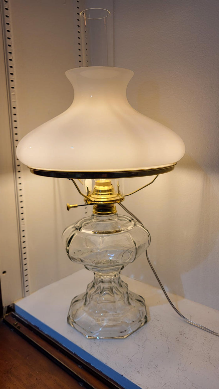 Early Sewing Lamp Pattern Complete with Electric Burner, Chimney, and Shade (67516)