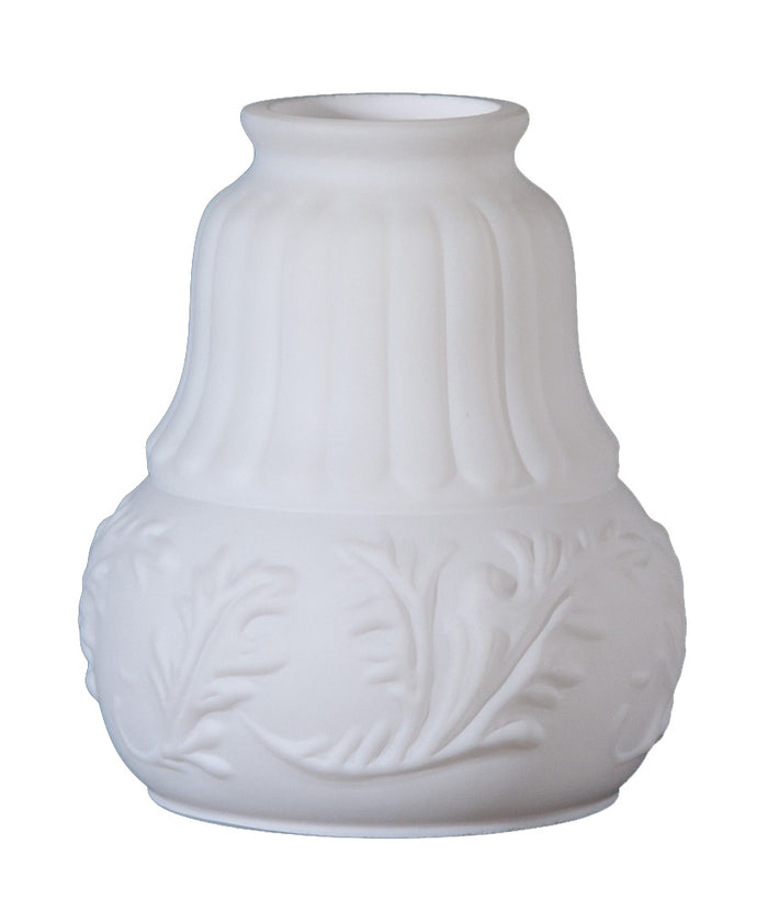 Early Style Embossed Leaves Fixture Shade, 2-1/4 inch fitter