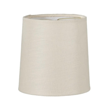 Eggshell Color, 100% Linen Hardback, Retro Drum Chandelier Shade (00710ES)