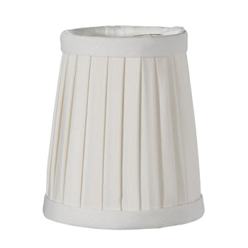 Eggshell Color, Softback Mini Pleat Chandelier Shade (00706E)