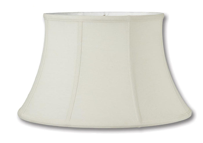 Eggshell Tissue Shantung Floor Lamp Shallow Drum Shade
