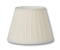 English Box Pleat style Softback Shades, Eggshell Color