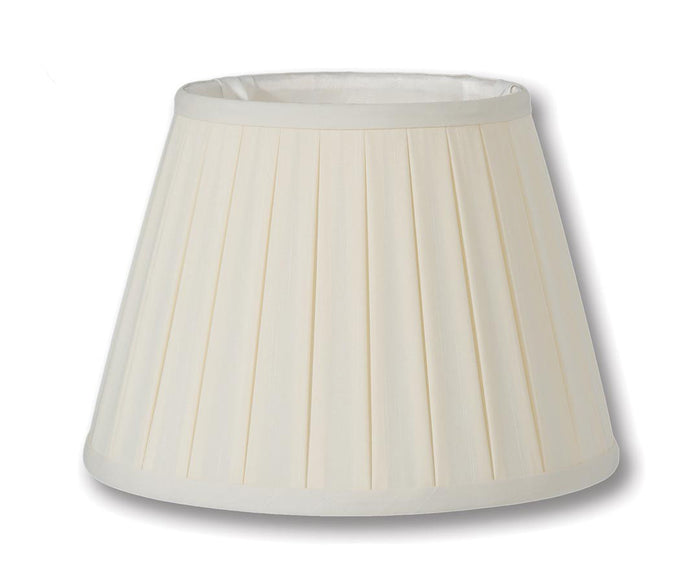 English Box Pleat style Softback Shades, Eggshell Color