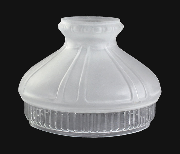 Etched Glass Shade, Style #601, 10 inch fitter