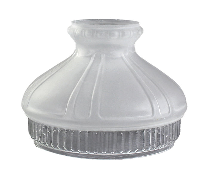Etched Glass Shade, Style #601, 10 inch fitter