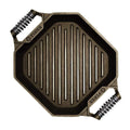 FINEX 12″ Cast Iron Grill Pan displayed on a white background