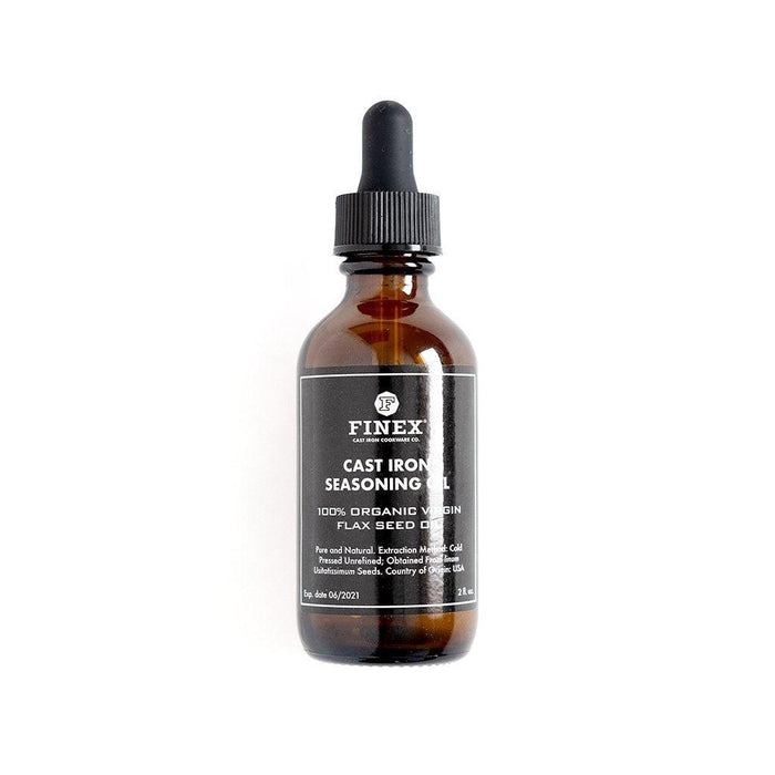 FINEX Cast Iron seasoning oil displayed on a white background