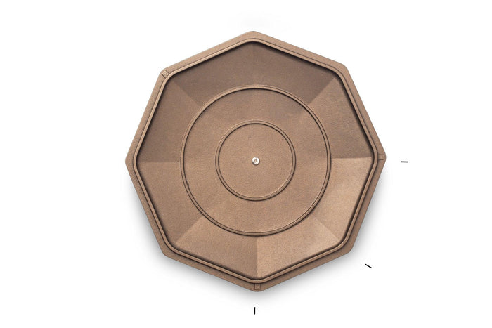 Bottom view of FINEX Cast Iron Cover displayed on white background