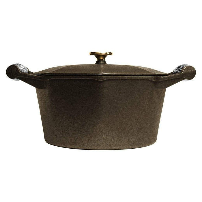 FINEX 5 Qt. Cast Iron Dutch Oven displayed on a white background