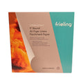 Packaging of Frieling Air Fryer Liner Sheets showing the product name and a picture of air fried chicken, indicating the use of the product.