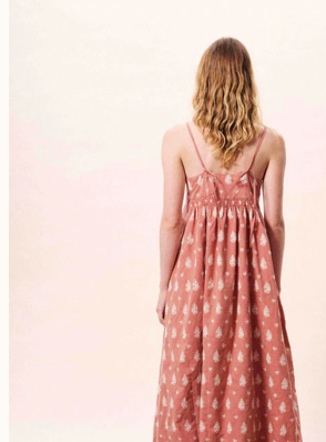 Gingham Embroidered Sun Dress
