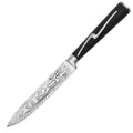 Ginsu Forged Marquee 5″ Serrated Utility Knife displayed on a white background
