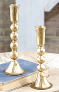 Gold ball candle stick -Short