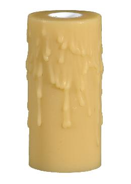 Gold Special Super Wide PolyBeesWax Candle Choice of 4" or 6" Tall, CANDELABRA Size (7/8" I.D.)