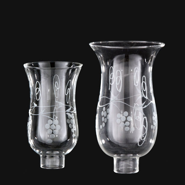 Grapes Design Hurricane Shade or Globe, 1-5/8" Fitter Size (08710)