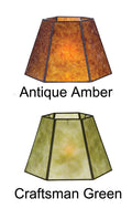 Green Mica Panel Small Hexagon Shade
