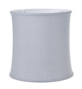 Grey Color Linen, Deep Drum Softback Shade
