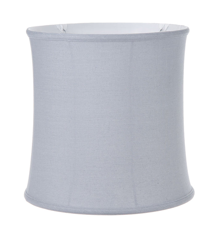 Grey Color Linen, Deep Drum Softback Shade