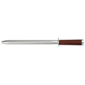 Hammer Stahl 10″ Diamond Honing Steel displayed horizontally on a white background
