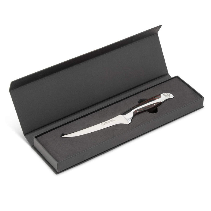 Hammer Stahl 6" Boning Knife inside packaging displayed on a white background