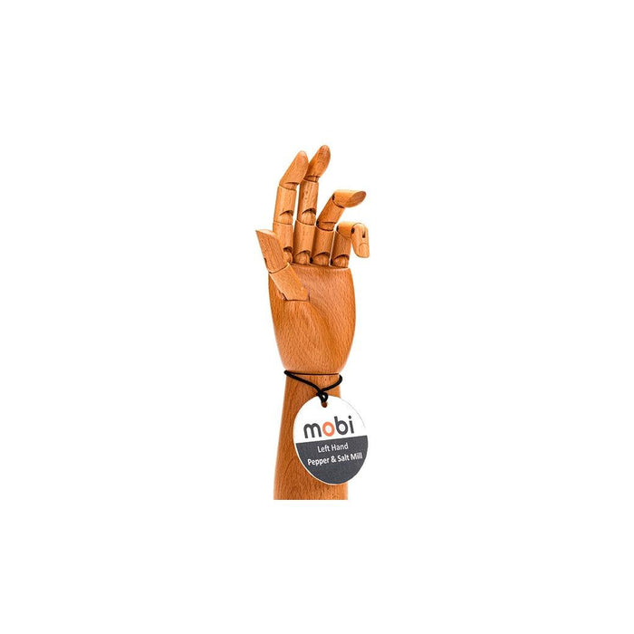 Left "Handy" - Salt or Pepper Mill displayed on a white background